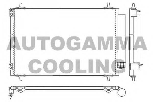 AUTOGAMMA 105577 Конденсатор, кондиціонер