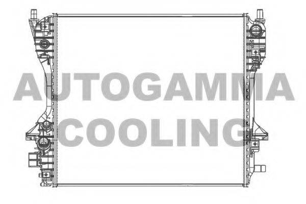 AUTOGAMMA 105753 Радіатор, охолодження двигуна