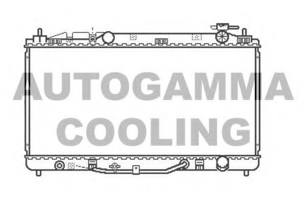 AUTOGAMMA 107061 Радіатор, охолодження двигуна