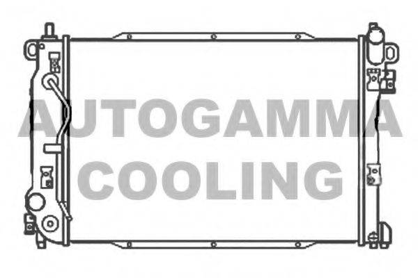 AUTOGAMMA 107205 Радіатор, охолодження двигуна