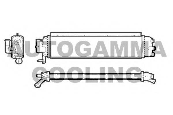 AUTOGAMMA 107255 Радіатор, охолодження двигуна