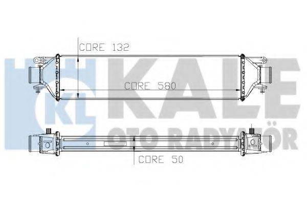 KALE OTO RADYATOR 196500 Інтеркулер