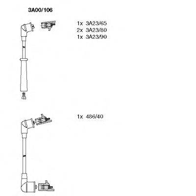 BREMI 3A00106 Комплект дротів запалювання