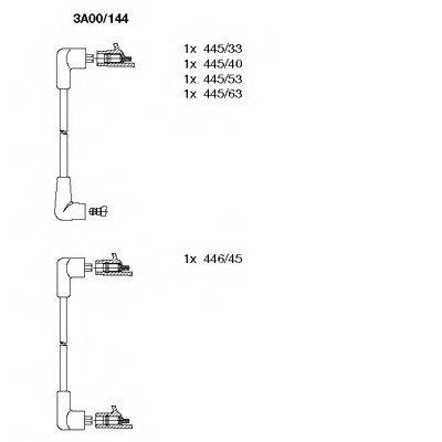 BREMI 3A00144 Комплект дротів запалювання