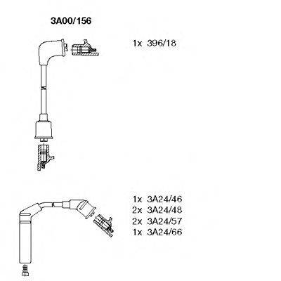 BREMI 3A00156 Комплект дротів запалювання