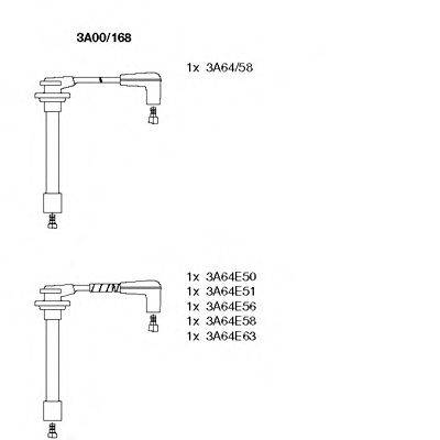 BREMI 3A00168 Комплект дротів запалювання