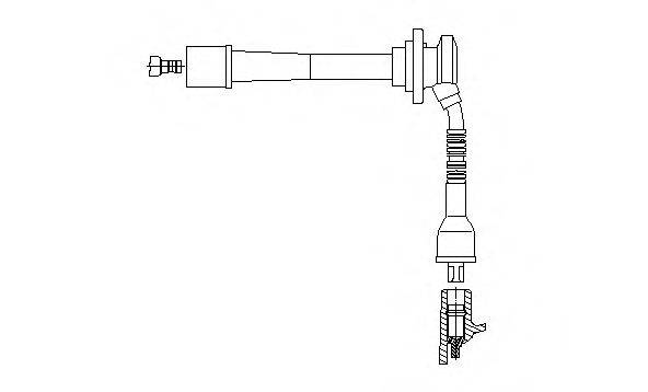 BREMI 3A51F38 Провід запалювання