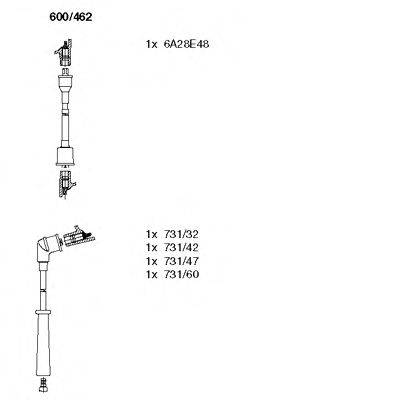 MAZDA FE8518140B Комплект дротів запалювання