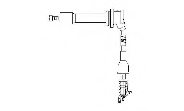 BREMI 6A66E36 Провід запалювання