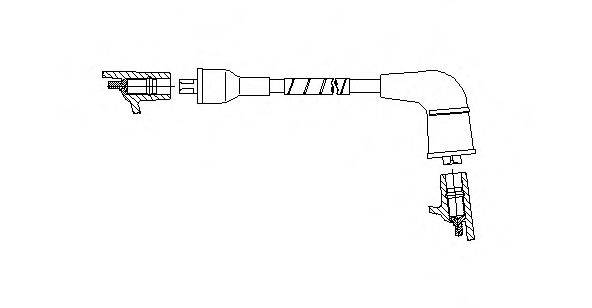 BREMI 6A67E40 Провід запалювання