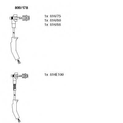 FORD 6772370 Комплект дротів запалювання