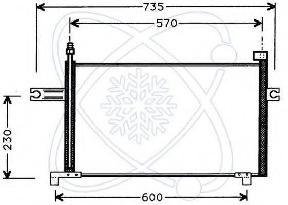 ELECTRO AUTO 30W0018 Конденсатор, кондиціонер