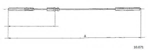 KAGER 193288 Тросик газу