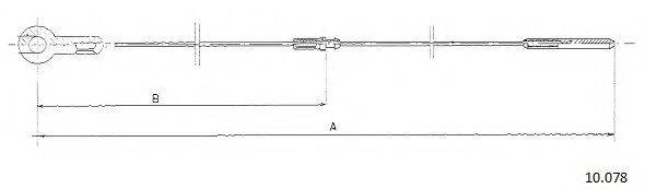 CABOR 10078 Тросик газу