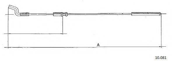CABOR 10081 Тросик газу