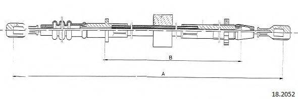 MITSUBISHI MB012460 Трос, управління зчепленням