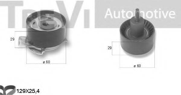 TREVI AUTOMOTIVE KD1367 Комплект ременя ГРМ