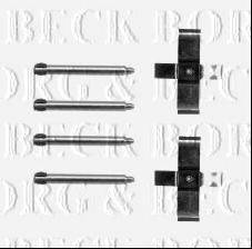 BORG & BECK BBK1552 Комплектуючі, колодки дискового гальма