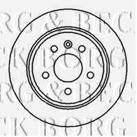 BORG & BECK BBD4148 гальмівний диск