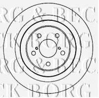 BORG & BECK BBD4581 гальмівний диск