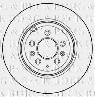 BORG & BECK BBD5276 гальмівний диск