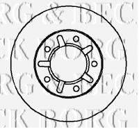 BORG & BECK BBD4163 гальмівний диск