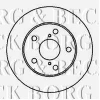 BORG & BECK BBD4170 гальмівний диск