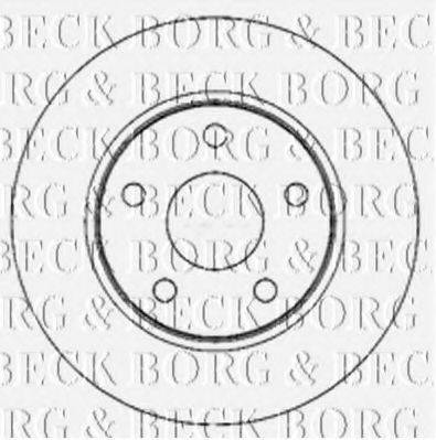BORG & BECK BBD4768 гальмівний диск