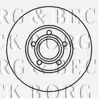 BORG & BECK BBD4947 гальмівний диск