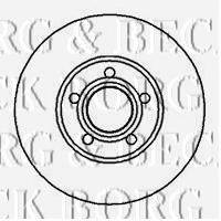 BORG & BECK BBD4948 гальмівний диск