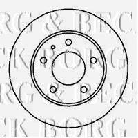 BORG & BECK BBD4997 гальмівний диск