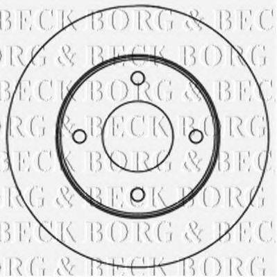 BORG & BECK BBD5180 гальмівний диск