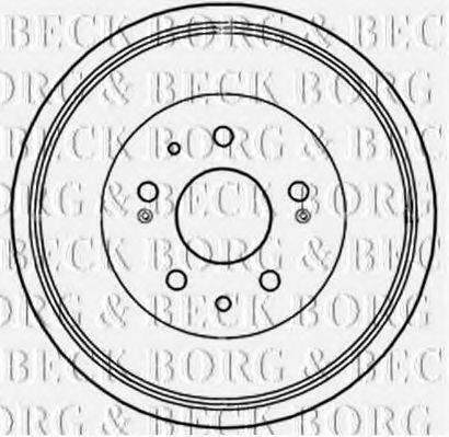 BORG & BECK BBR7233 Гальмівний барабан