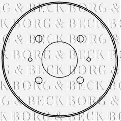 BORG & BECK BBR7235 Гальмівний барабан