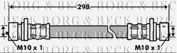 BORG & BECK BBH7447 Гальмівний шланг