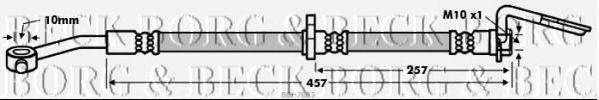 BORG & BECK BBH7683 Гальмівний шланг