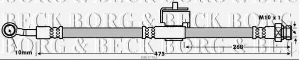 BORG & BECK BBH7761 Гальмівний шланг