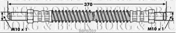 BORG & BECK BBH6569 Гальмівний шланг