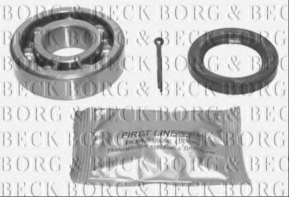BORG & BECK BWK219 Комплект підшипника маточини колеса