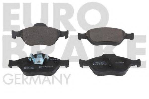 EUROBRAKE 5502222557 Комплект гальмівних колодок, дискове гальмо