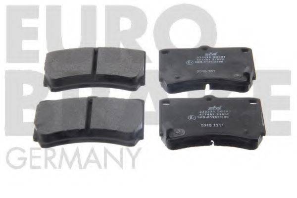 EUROBRAKE 5502223220 Комплект гальмівних колодок, дискове гальмо