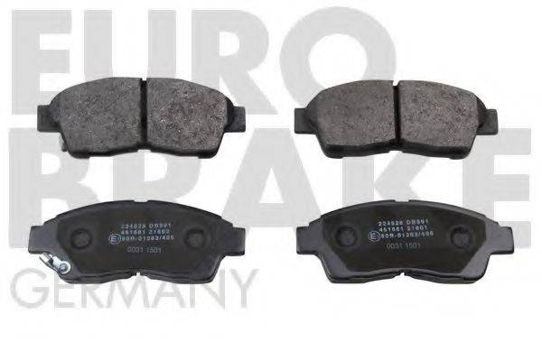 EUROBRAKE 5502224528 Комплект гальмівних колодок, дискове гальмо