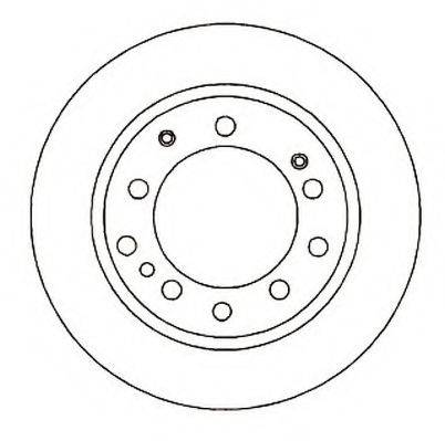 BRAKE ENGINEERING DI952130 гальмівний диск