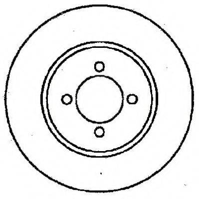 FORD V85BX1125AC гальмівний диск