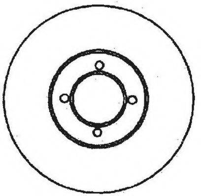 BRAKE ENGINEERING DI951940 гальмівний диск