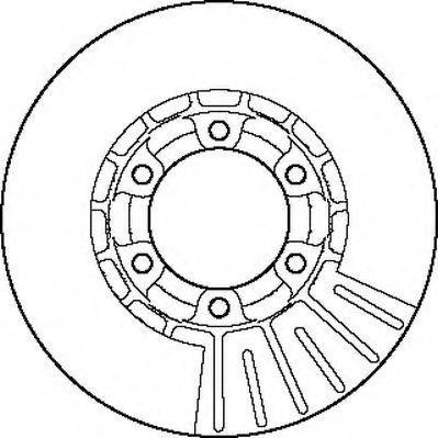 BRAKE ENGINEERING DI955393 гальмівний диск