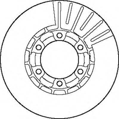 NIPPARTS J3305021 гальмівний диск