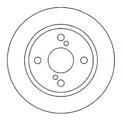 BRAKE ENGINEERING DI953760 гальмівний диск