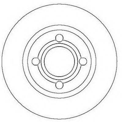 BRAKE ENGINEERING DI955264 гальмівний диск