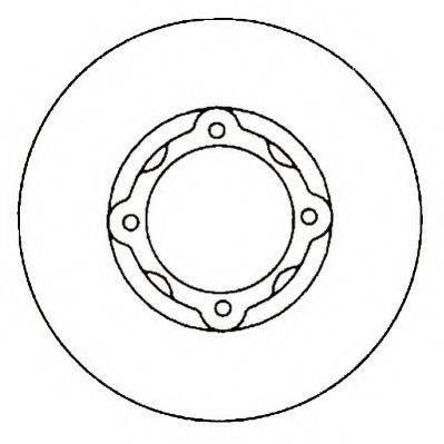 BRAKE ENGINEERING DI955145 гальмівний диск